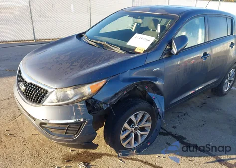2016 Kia Sportage Lx from USA, damaged, VIN KNDPBCAC9G7871435